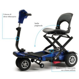 Scooter elettrico per disabili e anziani pieghevole Sedna
