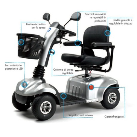 Scooter elettrico per disabili e anziani Eris