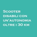 Scooter disabili con un'autonomia oltre i 30 km
