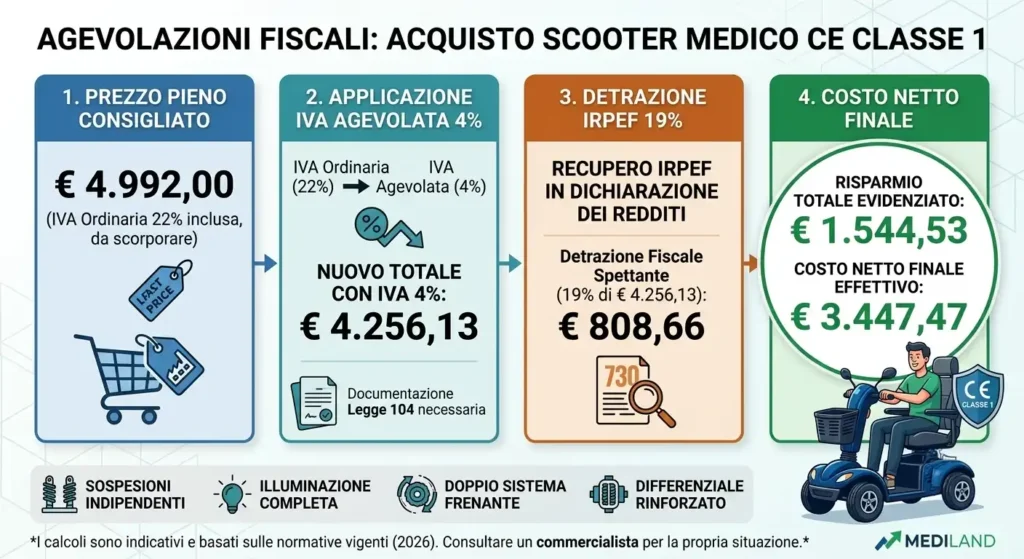 Titan2 Scooter Potente Pendenze Terreni Sconnessi-Agevolazioni fiscali