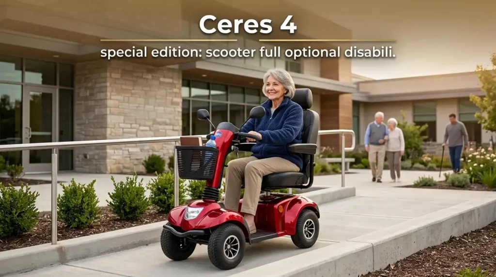 Ceres 4 special edition scooter full optional disabili